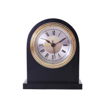 Classic Hot Sell Black Solid Wood Alarm Clock